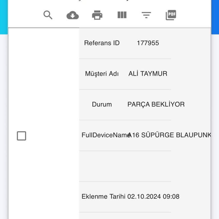 Blaupunkt Süpürge Servisinde Uzayan Parça Bekleme Süreci