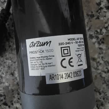 Arzum Blender Seti: Çırpıcı Aparatındaki Dayanıklılık Sorunları