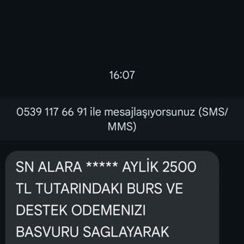 Şüpheli Burs Başvurusu Ve Kişisel Bilgi Güvenliği Endişesi