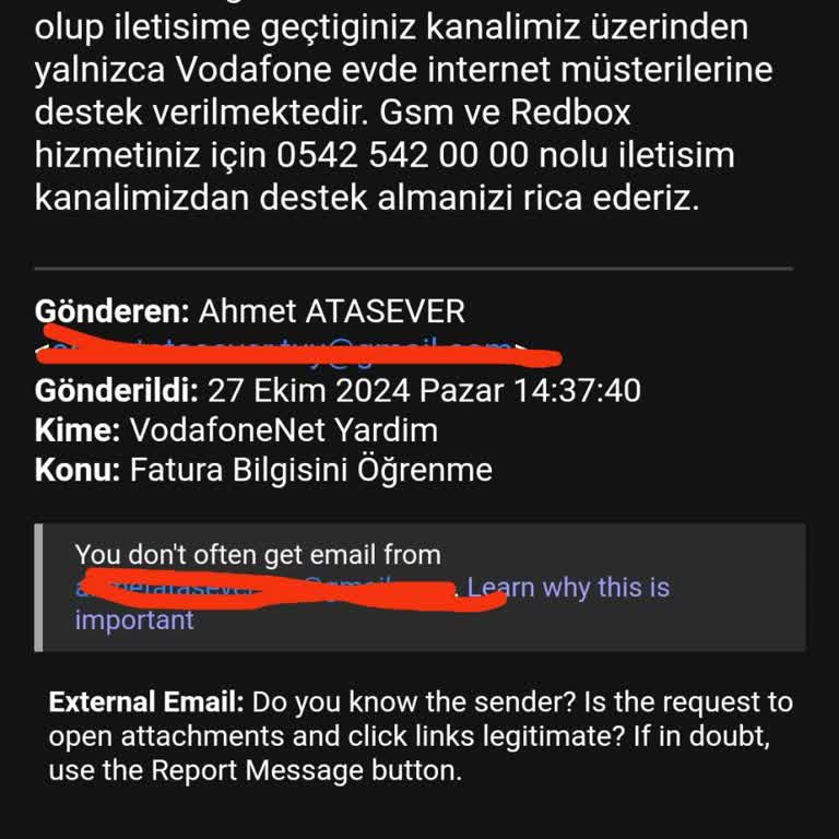 Vodafone Fatura Sorunu Ve Müşteri Hizmetleri Çıkmazı