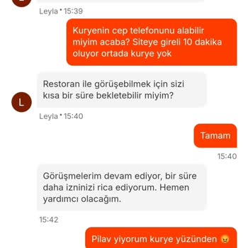 Sipariş Adresine Ulaşmayan Kurye Ve Eksik İletişim
