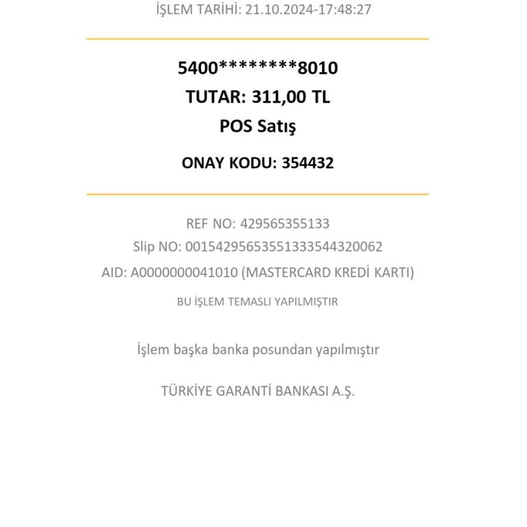 Popeyes'te Ödeme Sorunu Ve İade Gecikmesi