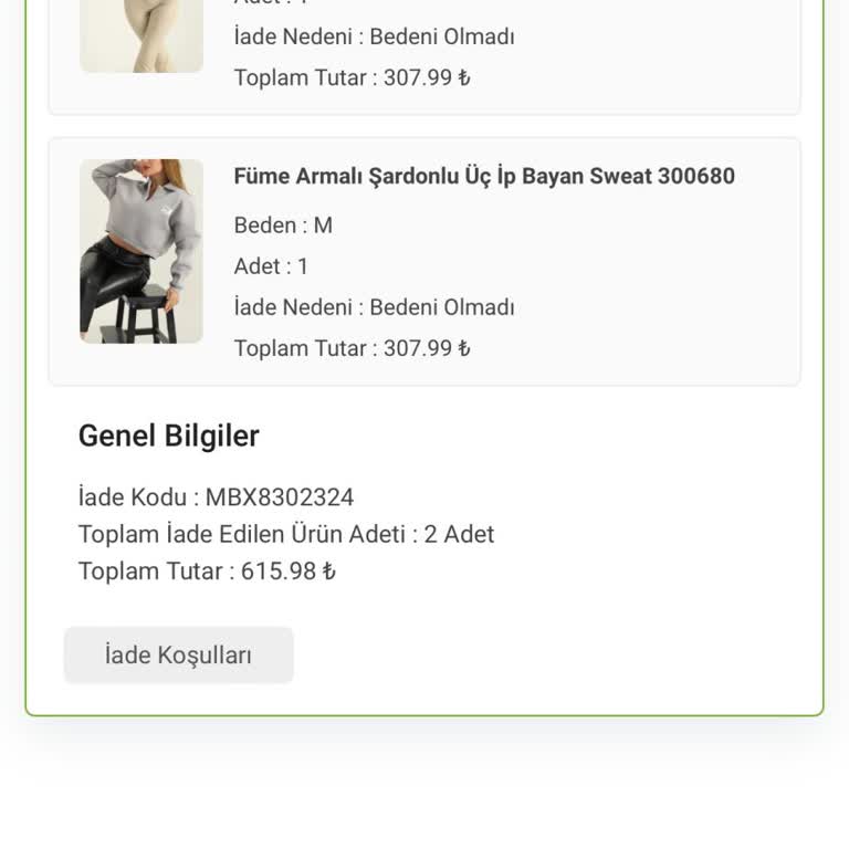 Yanıltıcı Ürün Ve İade Sorunu