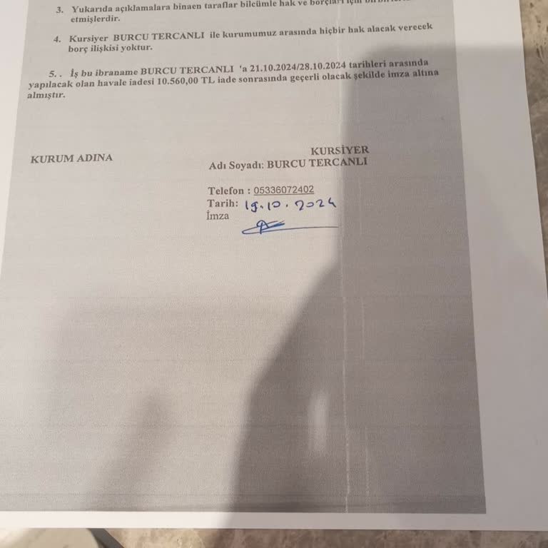 İade Sürecindeki Gecikme Ve Eğitim Kalitesi Sorunu