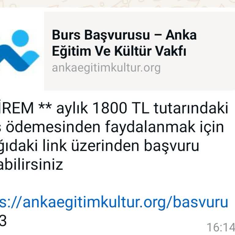 Anka Kültür Ve Eğitim Vakfı Şikayeti!