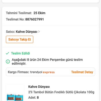 Kahve Dünyası'ndan Gelen Bayat Çikolatalar