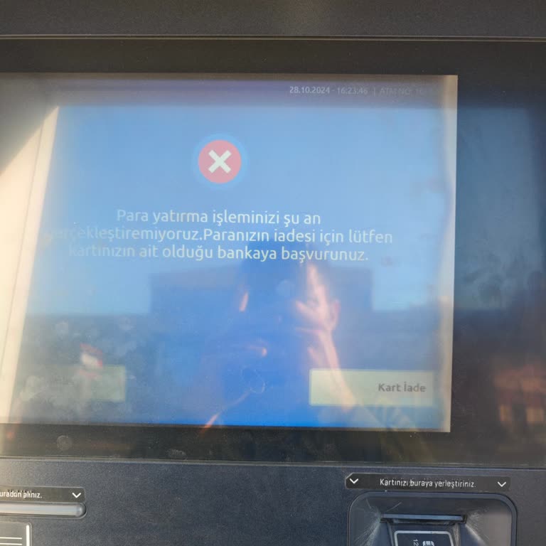 ATM Para Yatırma Sorunu Ve Uzun Bekleme Süresi