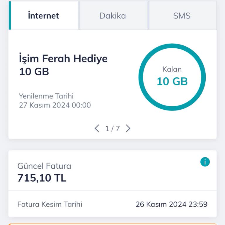 Yanıltıcı Tarifelerle Karşılaştım
