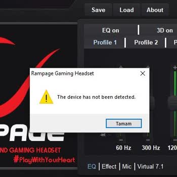 Rampage RM-K18 Kulaklık Driver Sorunu