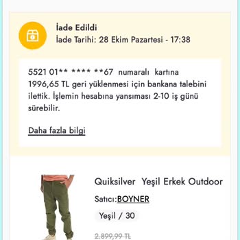 Boyner Ve Aras Kargo İle Yaşanan Sipariş Sorunu