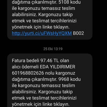Kargo Teslimatında Yaşanan Sorun Ve Yanıltıcı Bilgilendirme
