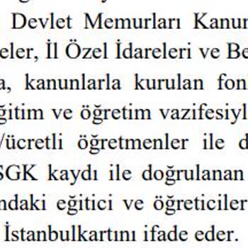 İBB İndirimli Kartta Uygulama Tutarsızlığı