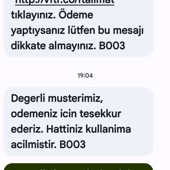 Fatura Ödemesi Sonrası Hatalı Görüntüleme Sorunu