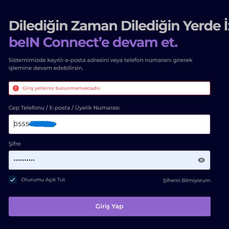 Yanlış İddialar Nedeniyle Dondurulan Üyelik