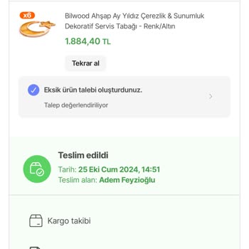 Hepsiburada Eksik Ve Geciken Siparişler