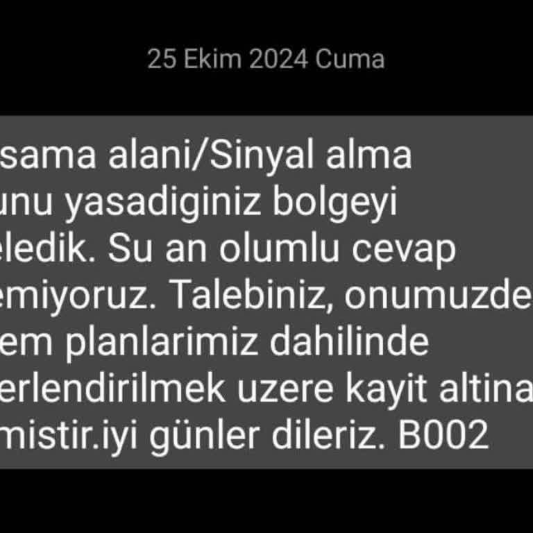 İnternet Ve Arama Sorununa Acil Çözüm Bekliyorum