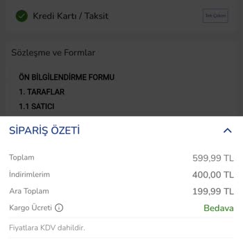 İndirim Kodu Kullanımında Yaşanan Sorunlar