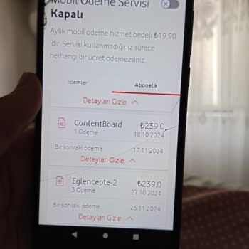 İzinsiz Abonelik Ve Haksız Ödeme Şikayeti