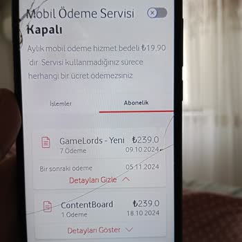 İzinsiz Abonelik Ve Haksız Ödeme Şikayeti