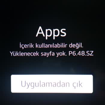 TV Uygulama Marketine Erişim Sorunu