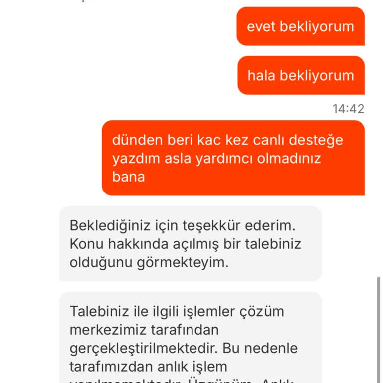 Eksik Sipariş Ve Yetersiz Müşteri Hizmeti