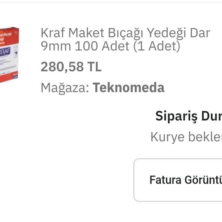 Teslim Edilmeyen Sipariş Ve İletişim Sorunu