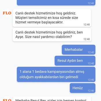 FLO Online'da Eksik Ayakkabı Teslimatı Ve İletişim Sorunu