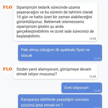 FLO Online'da Eksik Ayakkabı Teslimatı Ve İletişim Sorunu