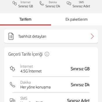 Vodafone Sınırsız Red Lite Paketinde Ani Hız Düşüşü Mağduriyeti