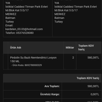 Eczaneden Aldığım Ürünler Gelmedi, İletişim Kurulamıyor