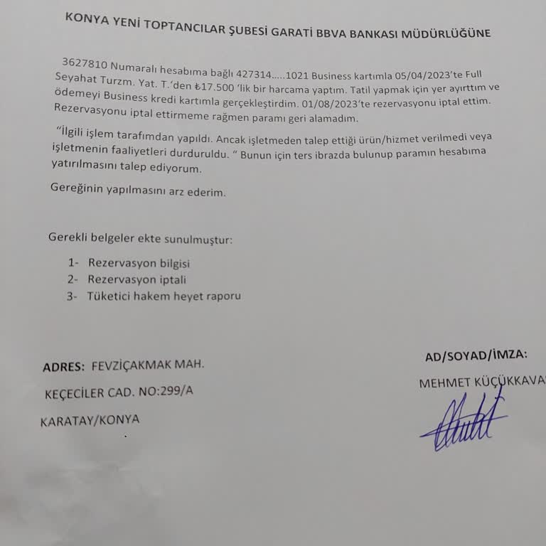 Garanti Bankası'ndan Geri Ödeme Bekleyişi