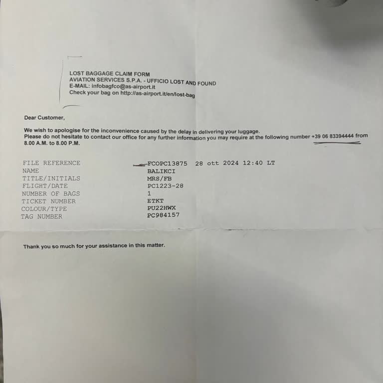 Kaybolan Valiz Sebebiyle Mahvolan Tatil