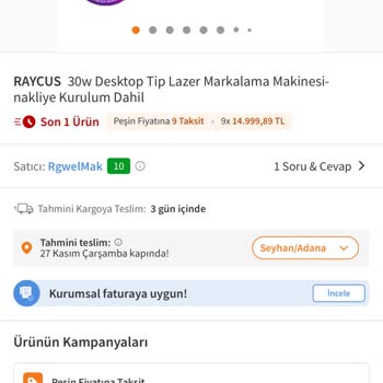Trendyol Rgwelmak Satıcısının Yaşattığı Sorunlar
