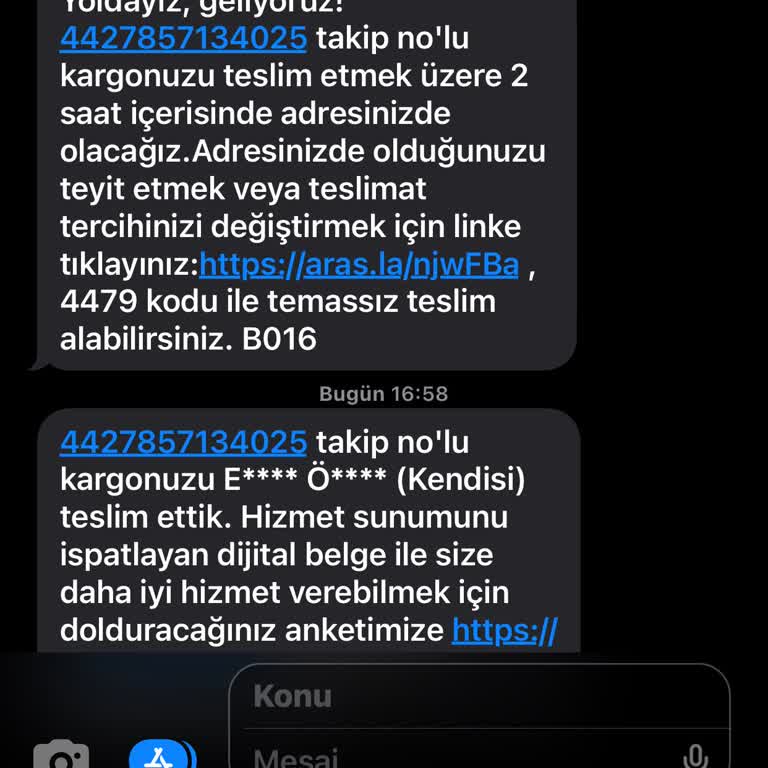 Yanlış Teslimat Bildirimi Ve İletişim Sorunu