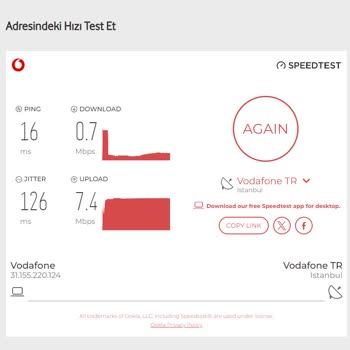 Vodafone Net: Sürekli Kesilen İnternet Ve Yetersiz Hizmet