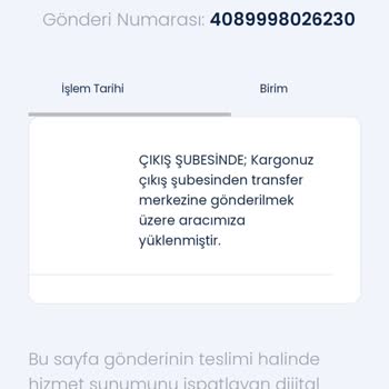 Kayıp Kargo: Aras Kargo'dan Yanıt Bekliyorum!