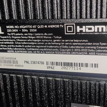 Vestel OLED TV'de Beklenmedik Ekran Sorunu