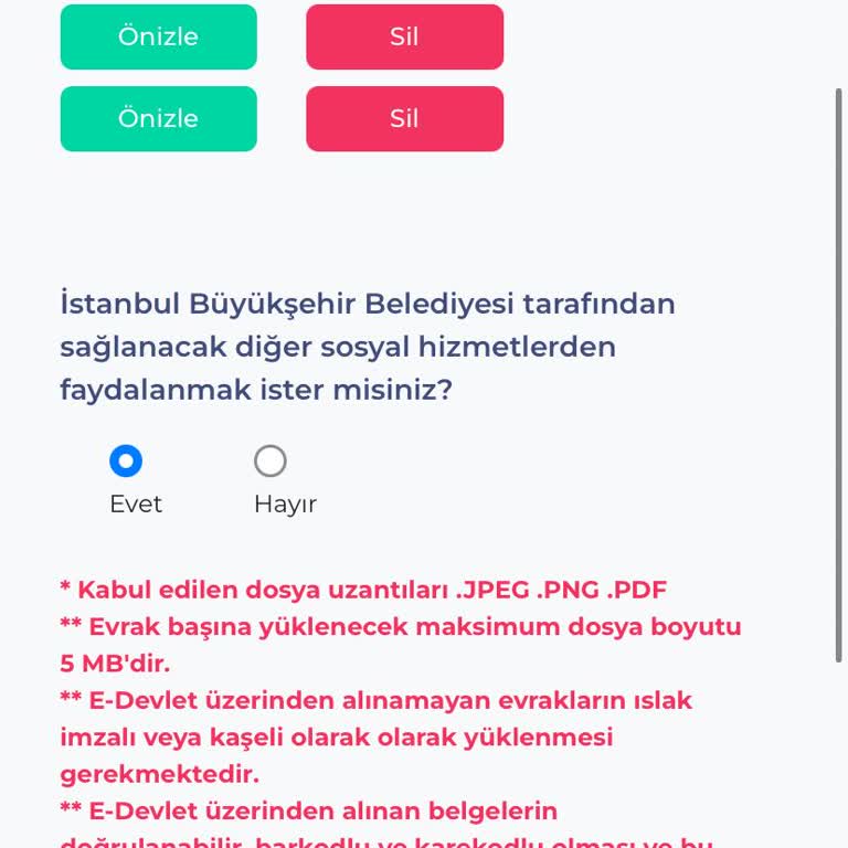 Burs Başvurusunda Evrak Eksikliği Sorunu