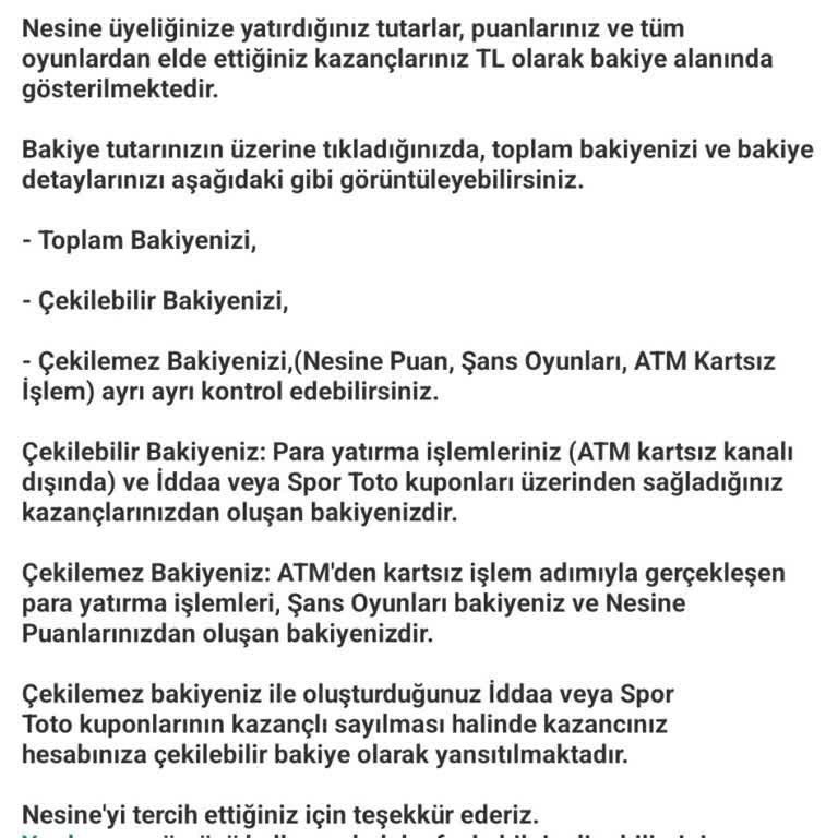 Nesine Puanı Taleplerimiz Göz Ardı Ediliyor