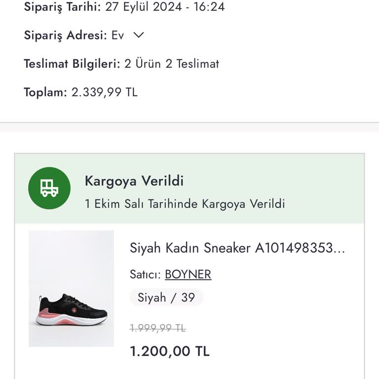 Boyner Ve Aras Kargo İle Yaşanan İade Sorunu