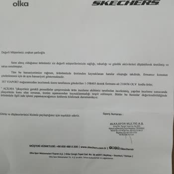 Skechers Ayakkabıda Hayal Kırıklığı Ve Güven Sorunu