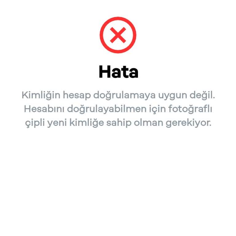 Papara Yeni Kimlik İle Hesap Doğrulama Sorunu