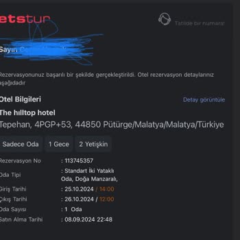 Rezervasyon Sorunu Ve Yanıltıcı Yönlendirme