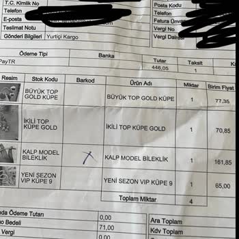 Eksik Ürün Ve İade Sorunu