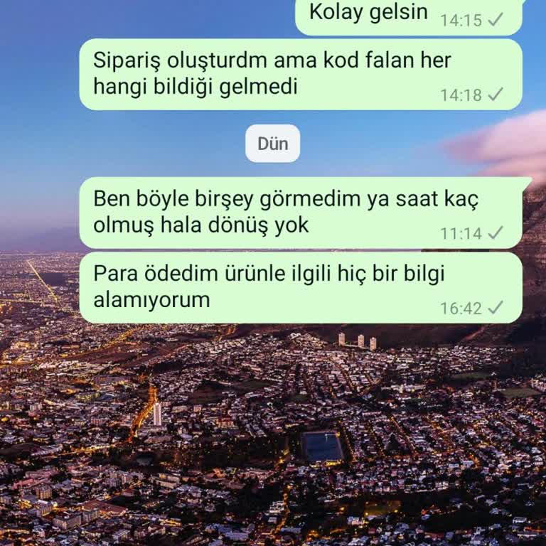 Ürün Teslimatı Ve İletişim Sorunu
