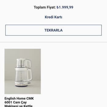 English Home Kargo Sorunu Ve İletişimsizlik
