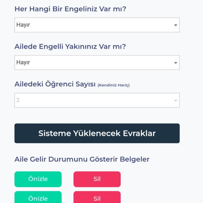 İBB Burs Başvurusunda Belge Yükleme Sorunu