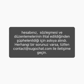 Hesabımın Haksız Yere Askıya Alınması
