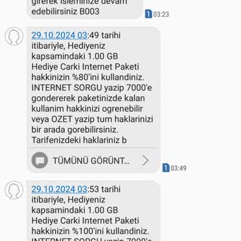 Vodafone Hediye Çarkı İle Kazanılan İnternetin Hızla Tükenmesi