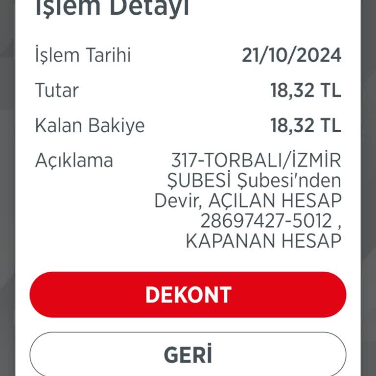 Hesap Şubesi Ve IBAN Değişikliği Sorunu